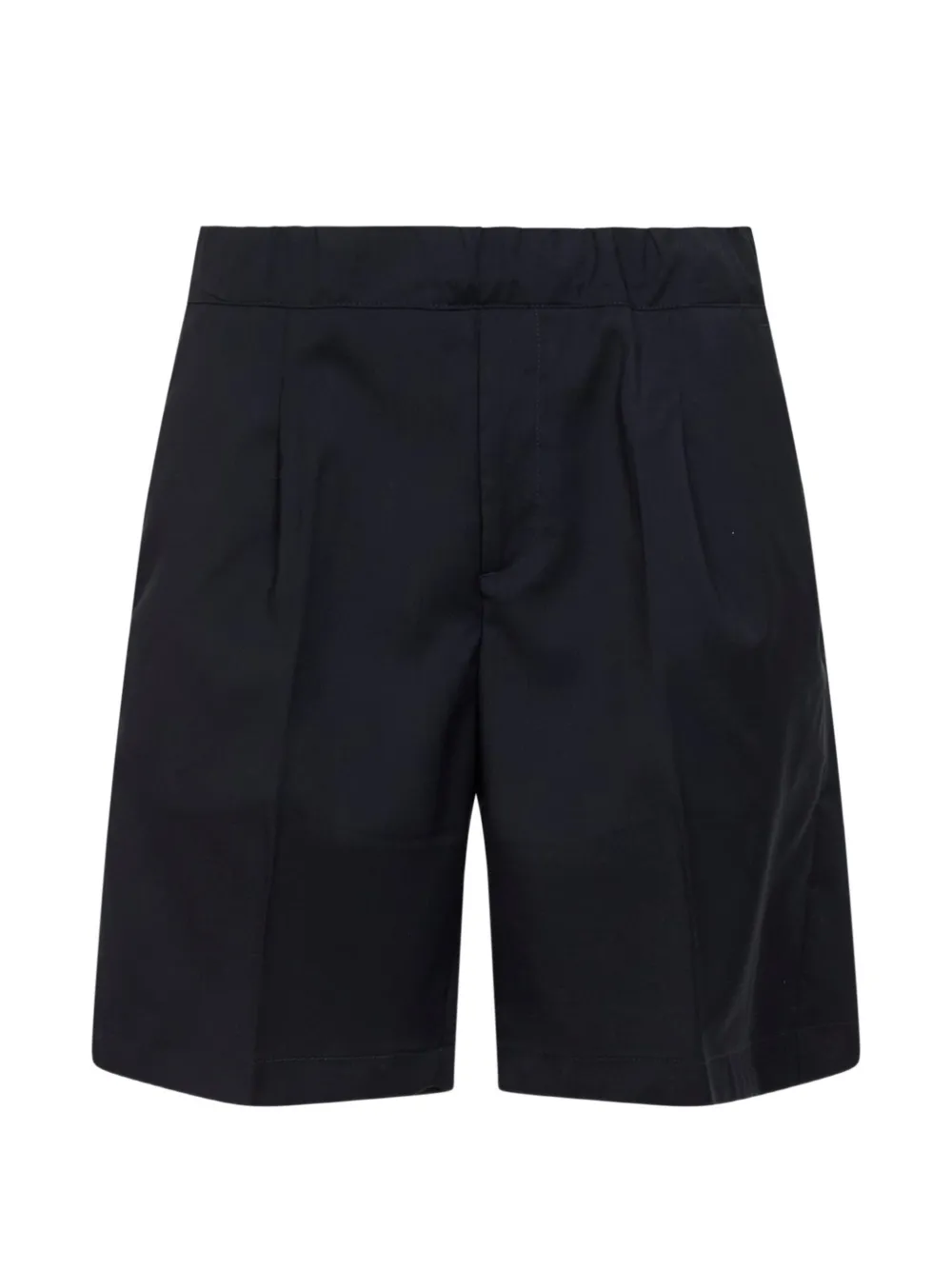 Costumein pleated virgin wool shorts - Blue