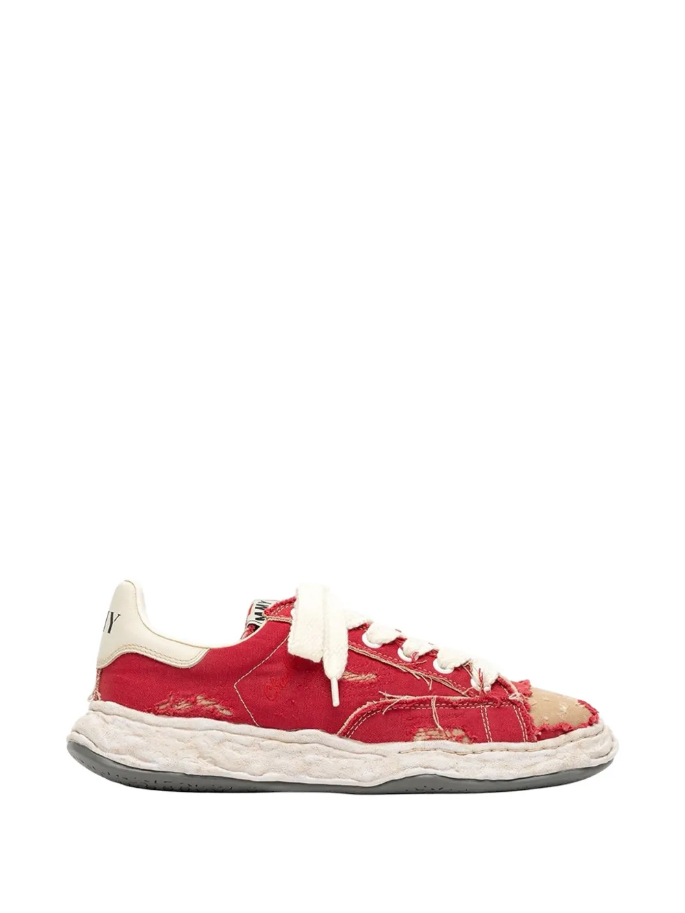 Maison MIHARA YASUHIRO Charles overdyed sneakers - Rot