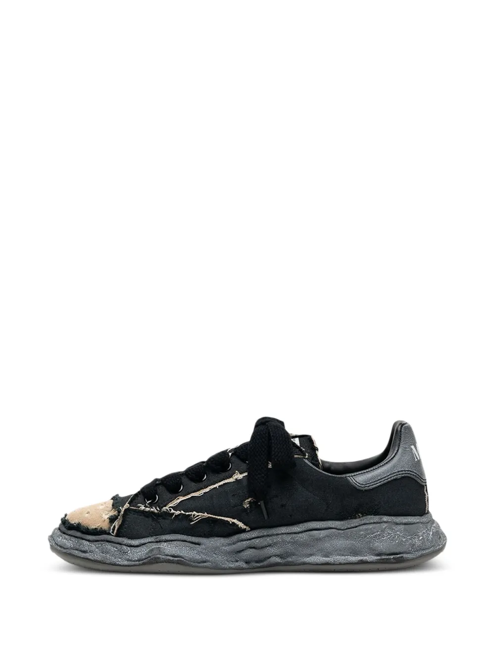 Maison MIHARA YASUHIRO Charles geverfde sneakers Zwart