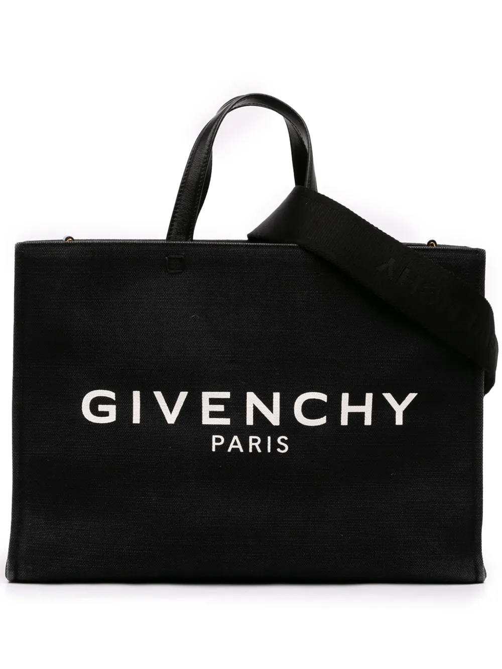 Givenchy Pre-Owned 2010-2025 Medium Canvas G Tote Shopping Bag satchel - Nero