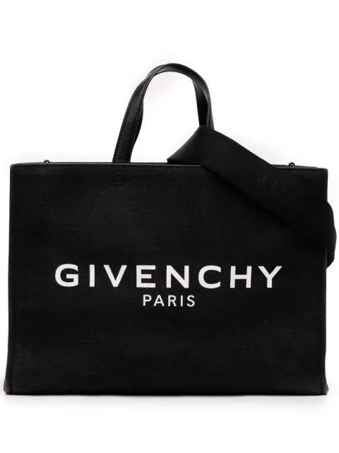 Givenchy Pre-Owned bolsa satchel mediana de lona G 2010-2025