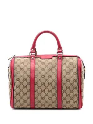 Gucci Pre-Owned 2016-2026 ミディアム GGスプリーム ジョイ ボストン