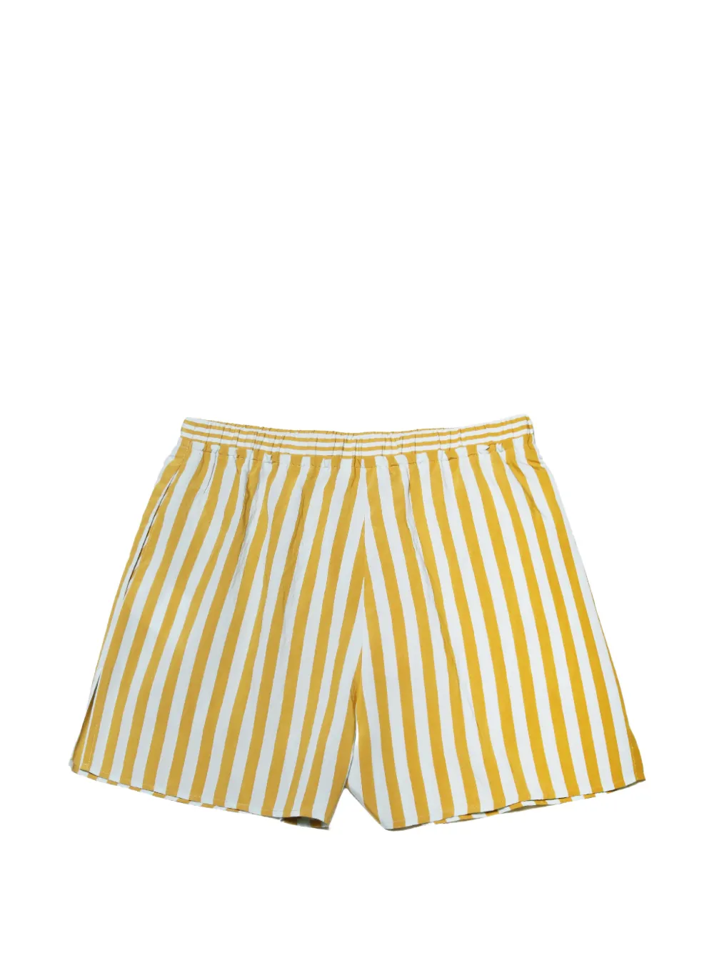  Sessùn Shorts A Rayas Verticales - Amarillo 