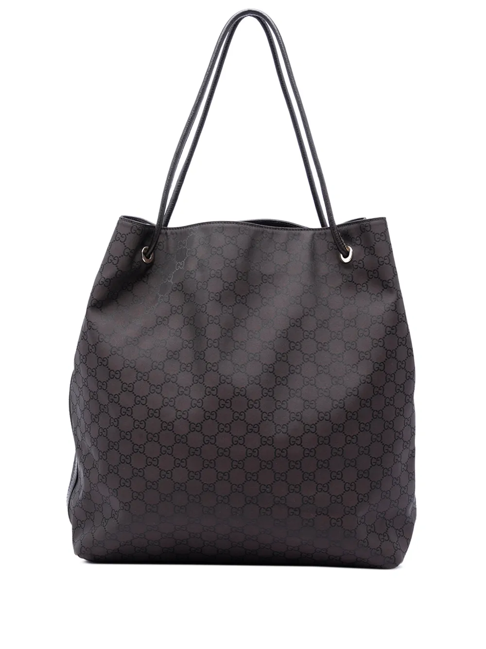 Gucci Pre-Owned 2016-2026 großer Gifford Tote Bag aus GG Canvas - Braun