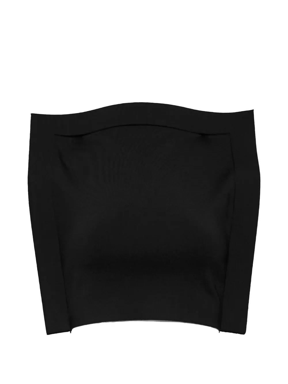 Alexander Wang Top crop senza spalline - Nero