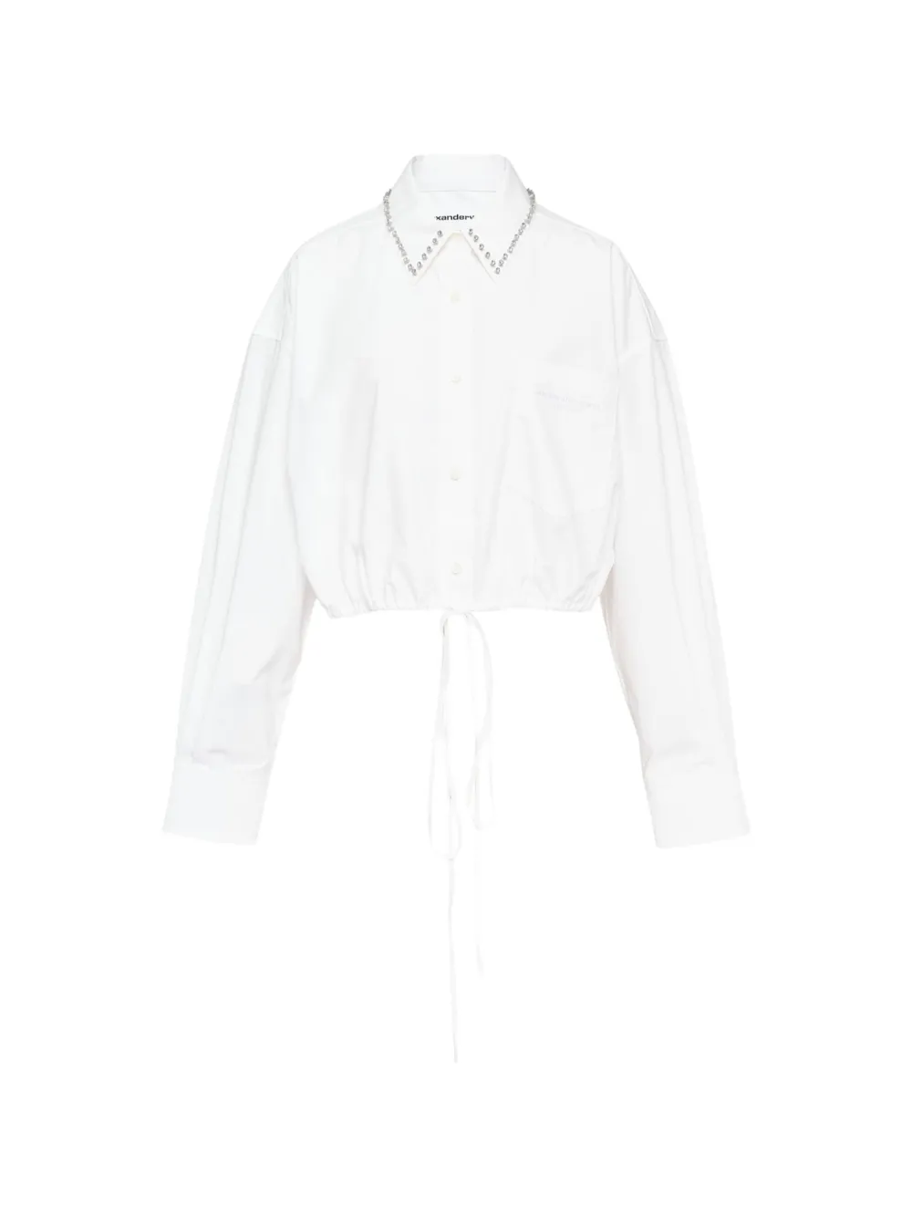 楽天ポイント還元】Alexander Wang ビジュートリム クロップドシャツ 