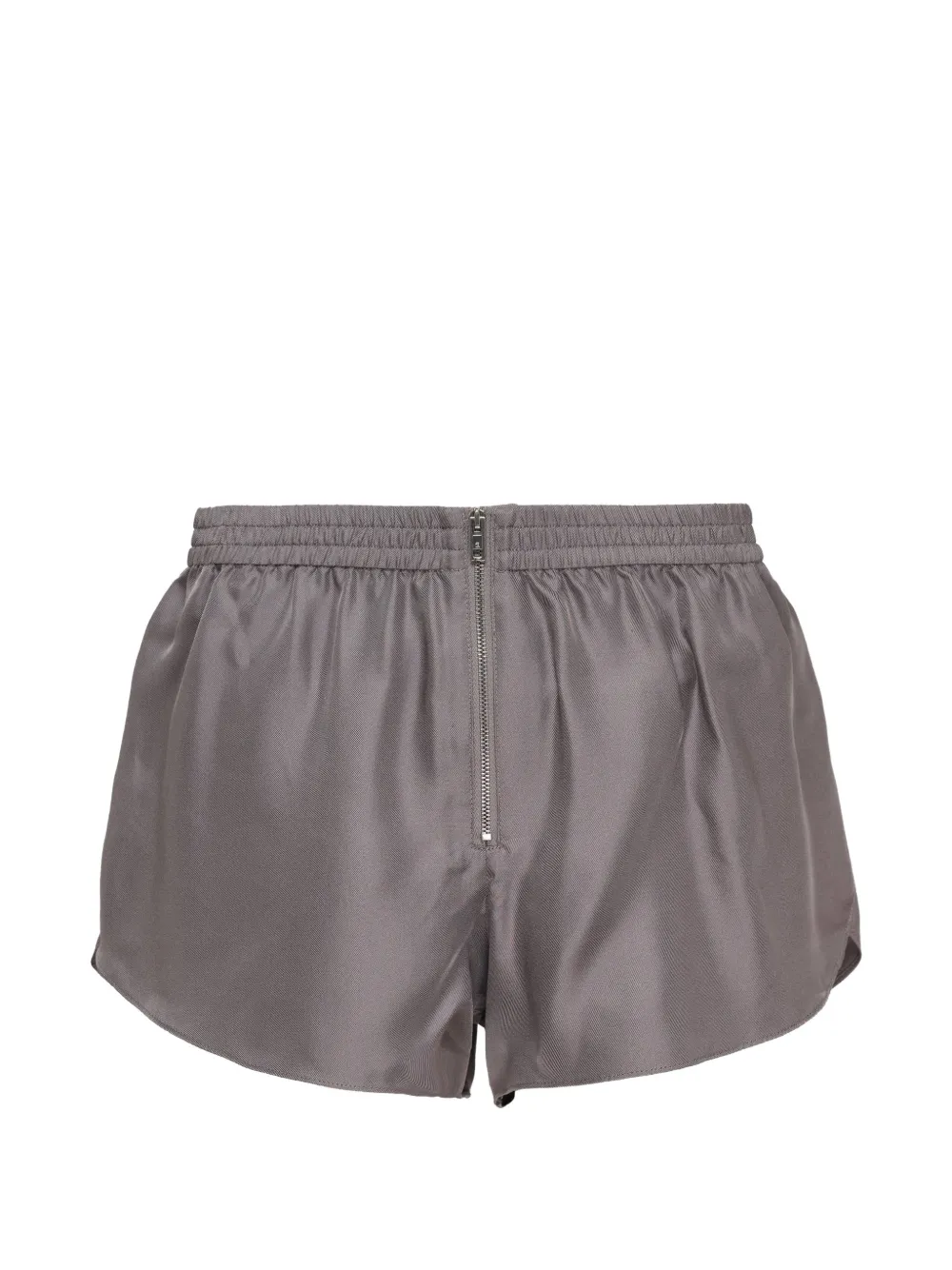 Alexander Wang Shorts corti in seta - Grigio