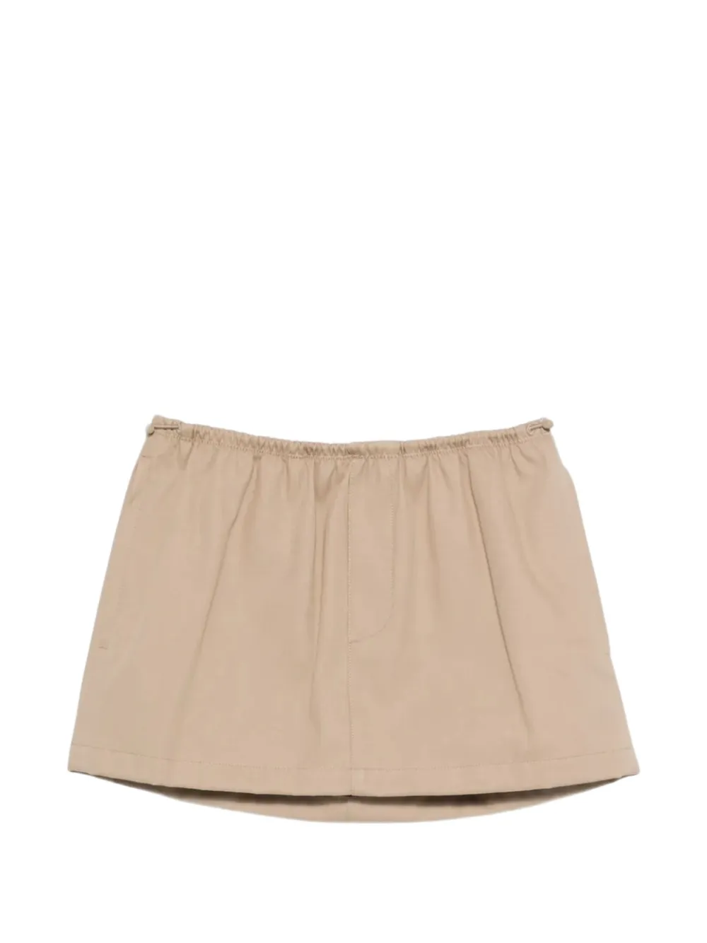 Alexander Wang elasticated-waistband mini skirt - Toni neutri
