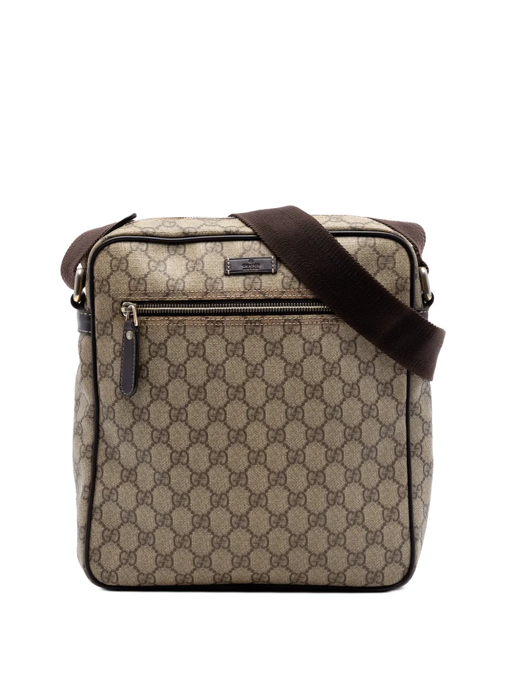 Gucci Pre-Owned 2016-2026 GG Supreme Umhängetasche - Nude