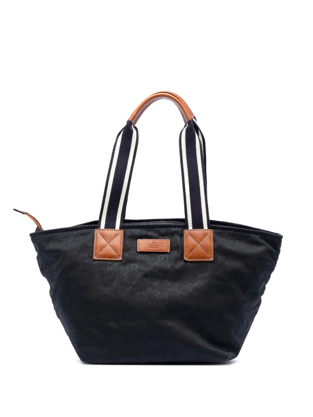 Gucci Pre-Owned 2016-2026 GG Nylon Web tote bag - Nero