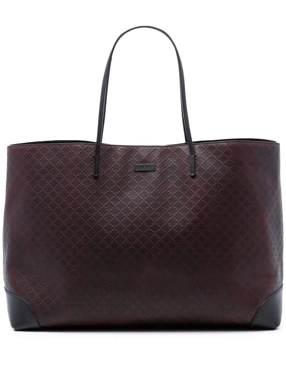 Gucci Pre-Owned 2016-2026 Diamante Bright Leather Hilary Lux tote bag - Marrone