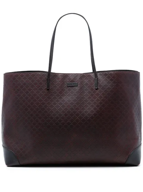 Gucci Pre-Owned sac cabas Hilary Lux en cuir à motif Diamante Bright (2016-2026)