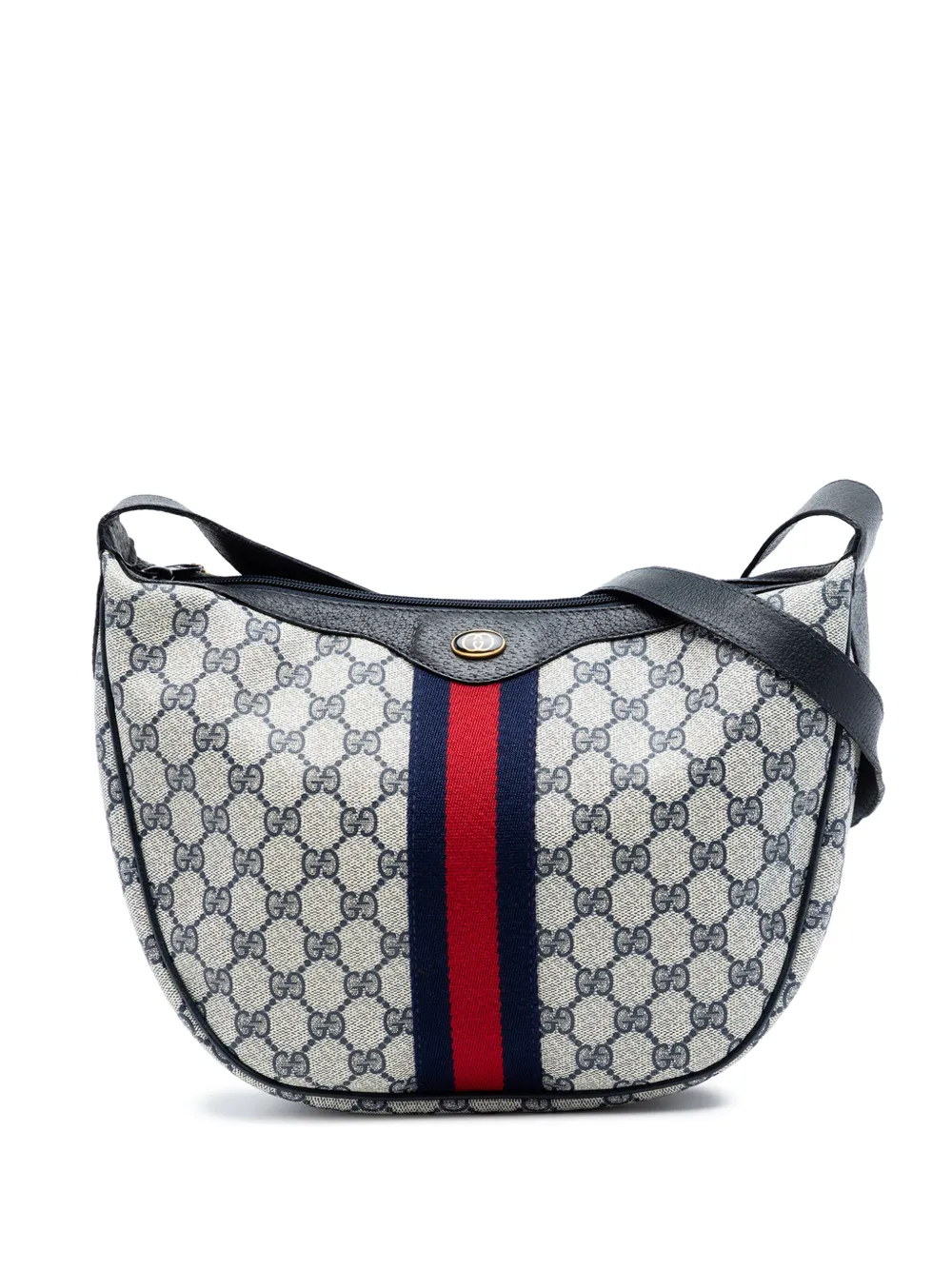 Gucci Pre-Owned 20th Century GG Supreme Web shoulder bag - Toni neutri