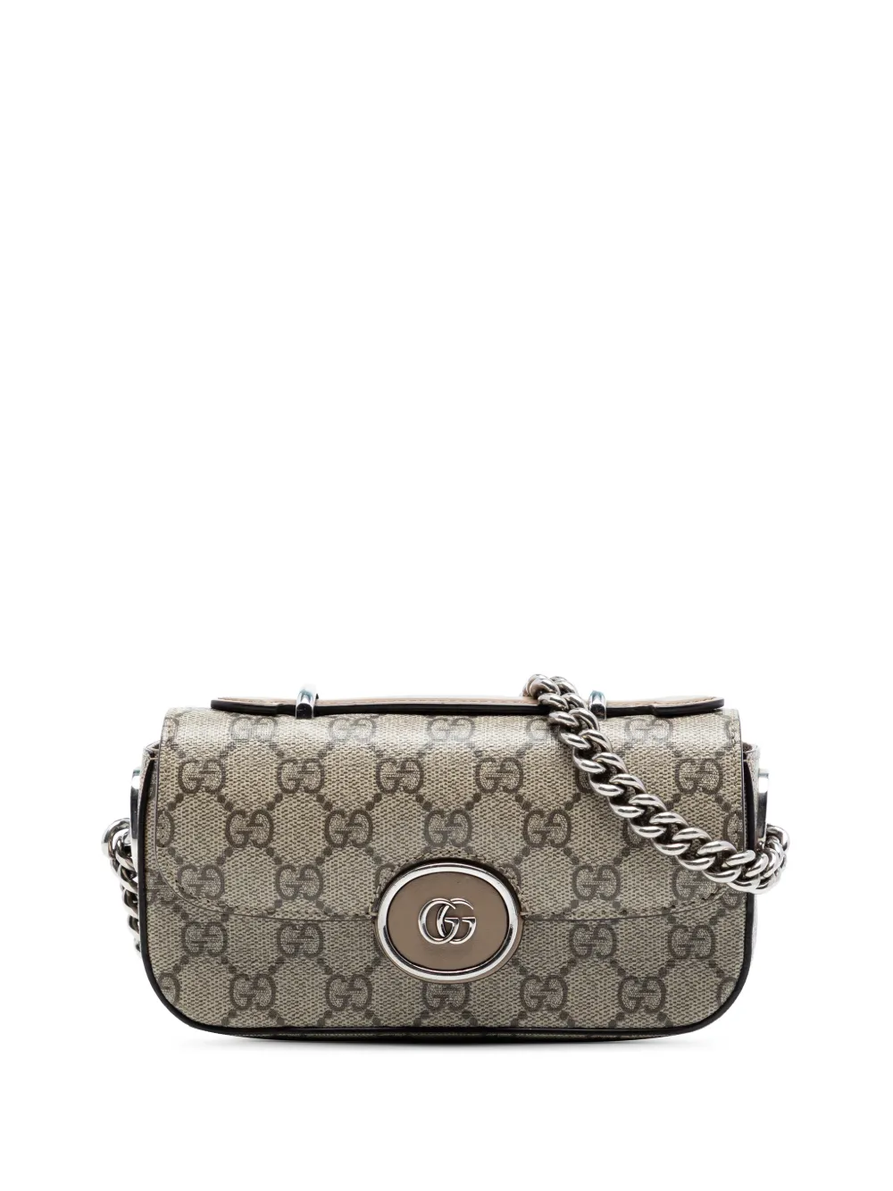 Gucci Pre-Owned 2016-2026 Mini GG Supreme Petite GG Crossbody satchel - Toni neutri