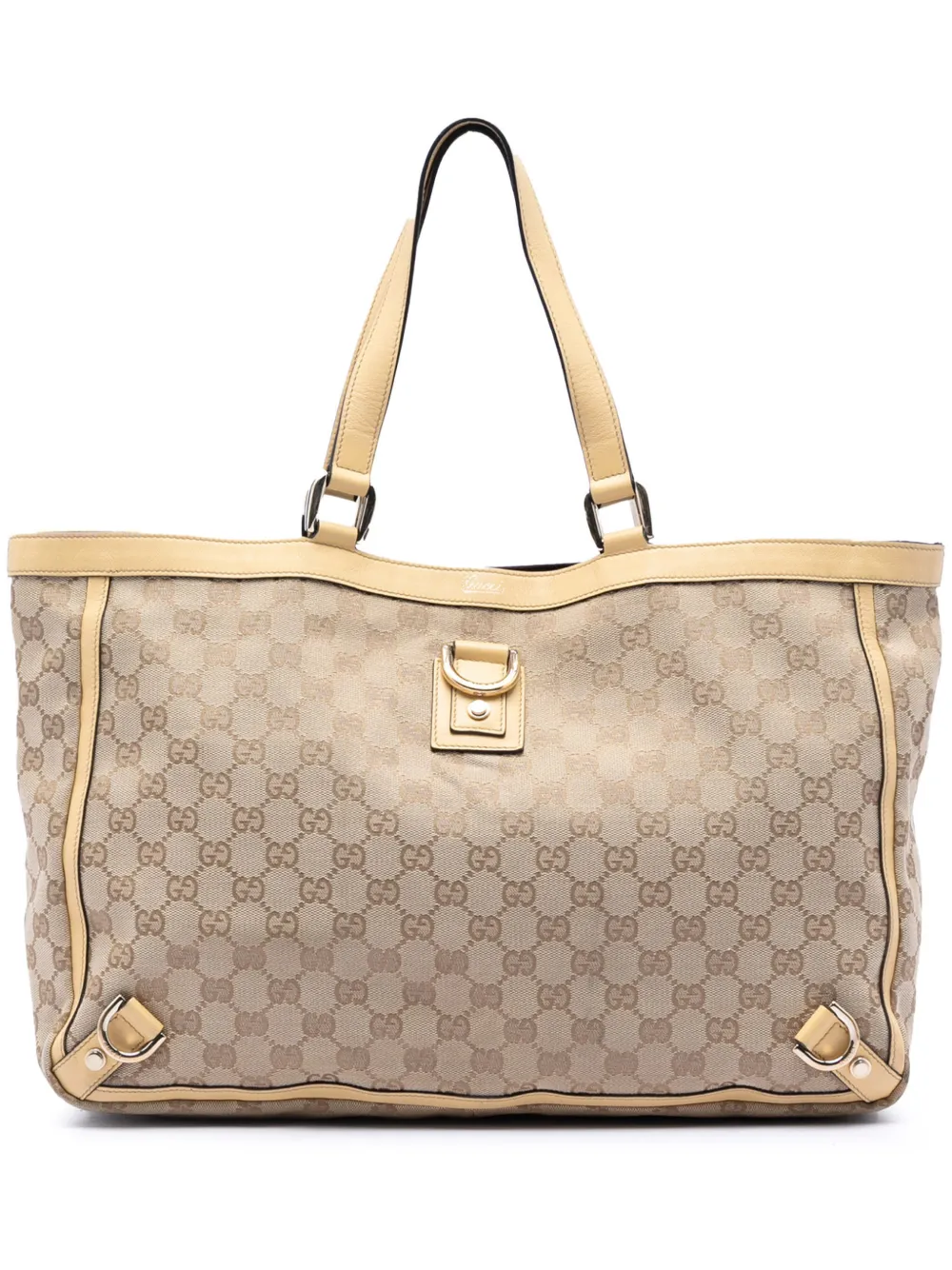 Gucci Pre-Owned 2016-2026 GG Canvas Abbey D Ring tote bag - Toni neutri