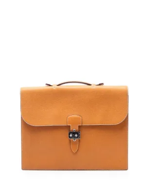Hermès Pre-Owned ケリー デペッシュ 36 ブリーフケース | ブラウン