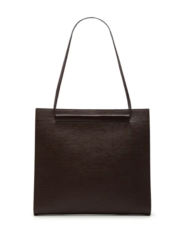 LOUIS VUITTON エピ ハンドバッグ ダークブラウン Louis Vuitton Pre-Owned 2001 エピ サントロペ ハンドバッグ