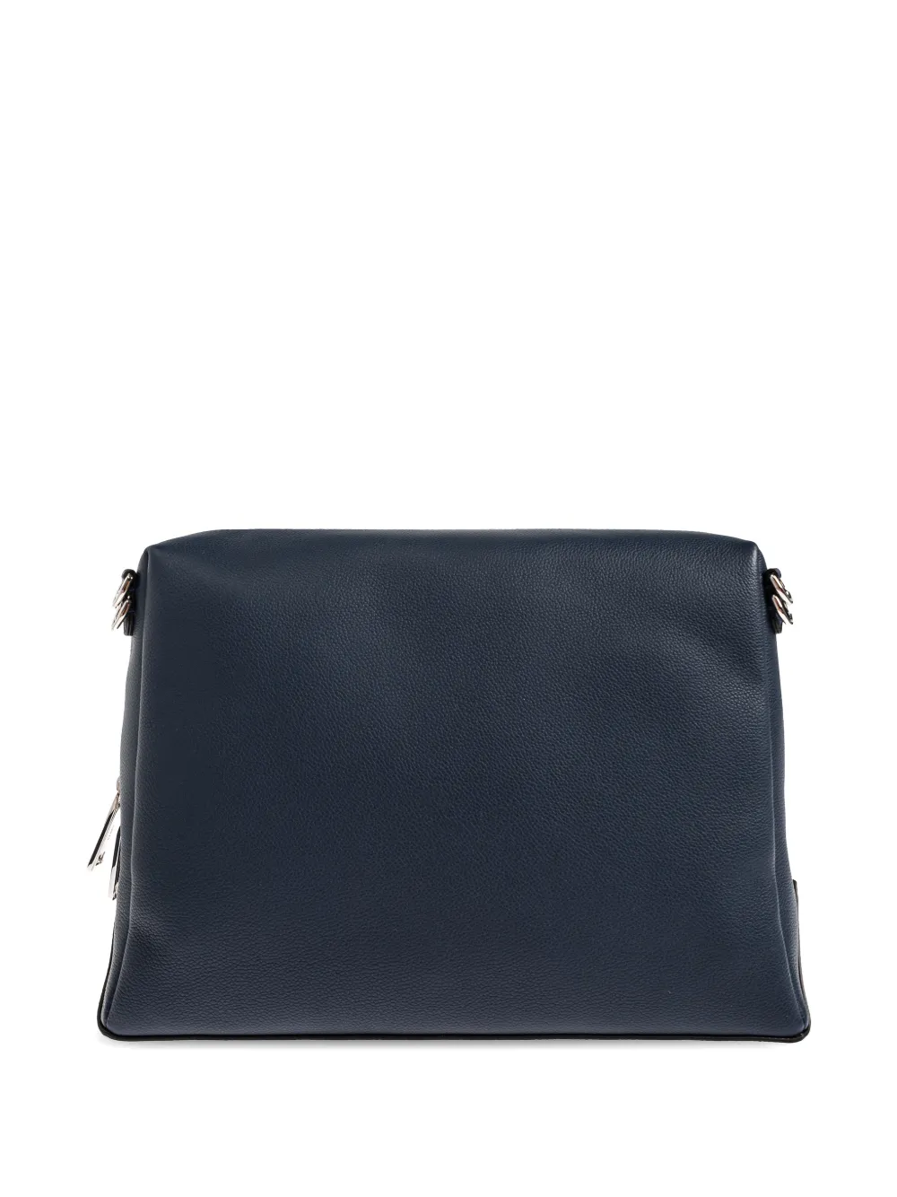 FENDI Lui grote leren messengertas Blauw