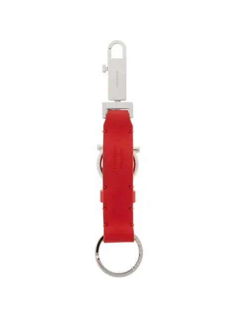 Ferragamo Gancio leather keyring