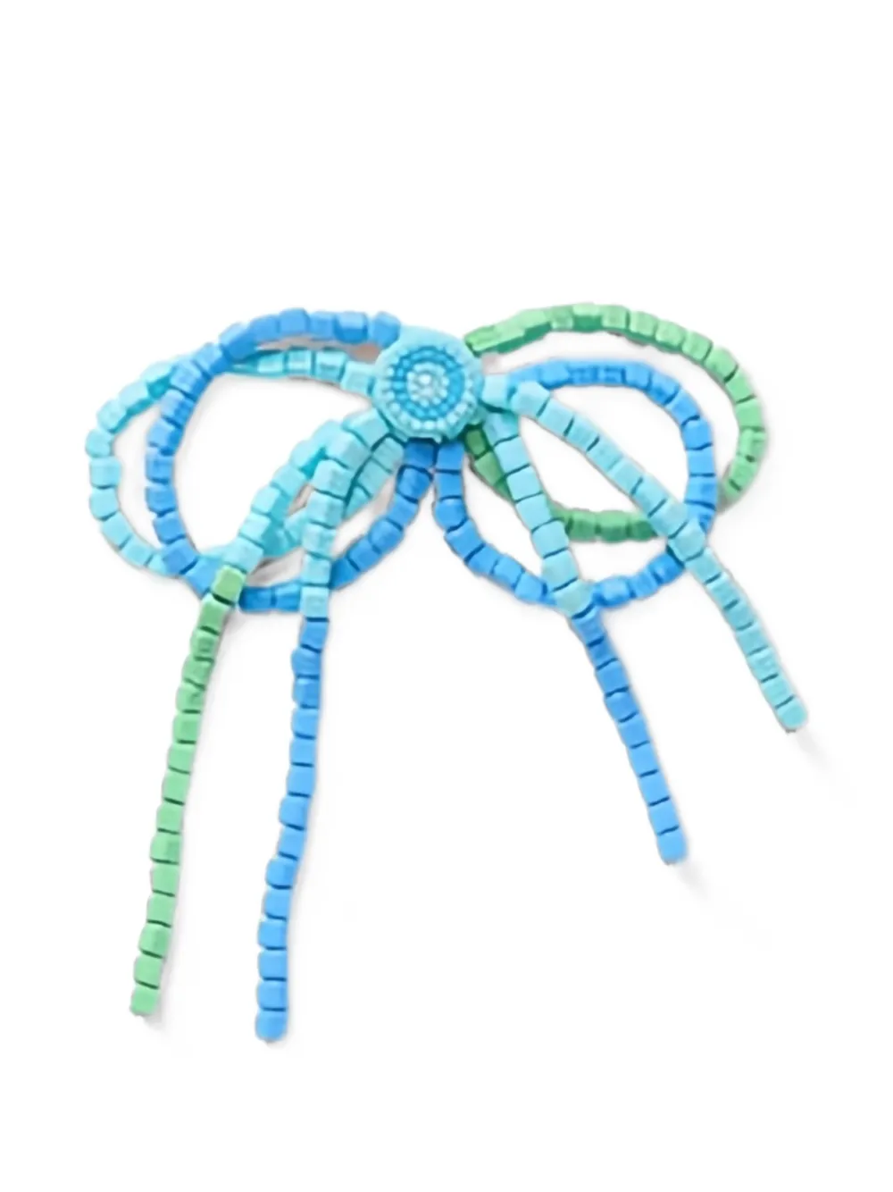 Crocs Schoenaccessoires met strik en kralen Blauw