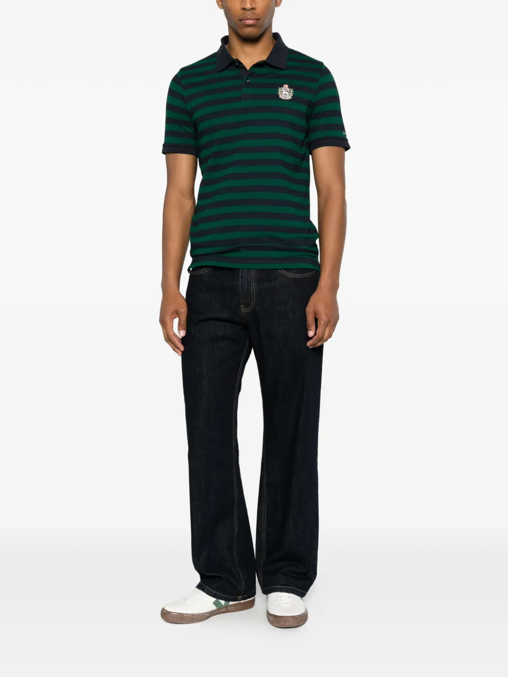  Johnny Lambs Polo A Rayas - Azul 