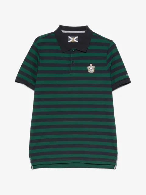 Johnny Lambs striped-pattern polo shirt