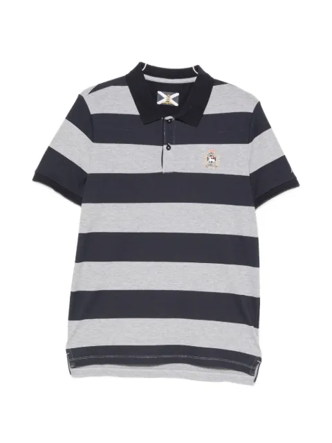 Johnny Lambs striped-pattern polo shirt