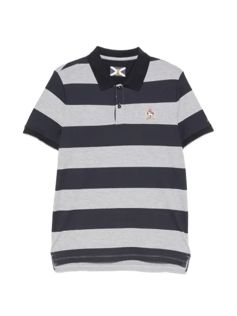 Johnny Lambs striped-pattern polo shirt
