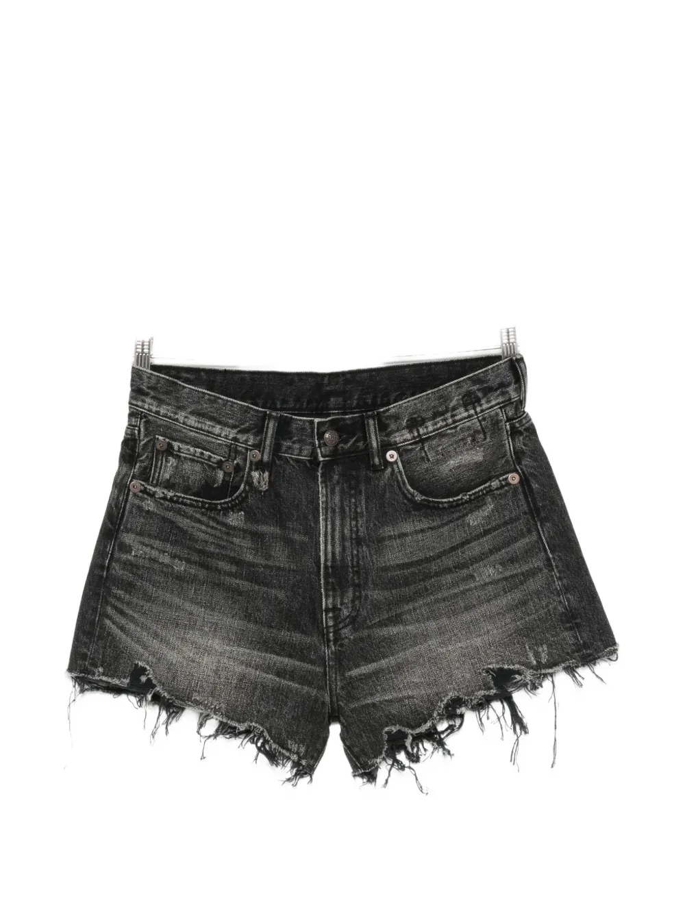 R13 distressed frayed-edge shorts - Grigio