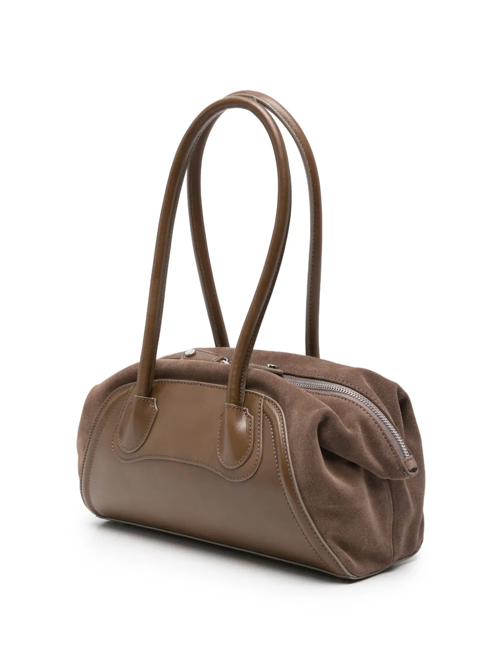 Vivienne Westwood Kleine Shirley shopper met Orb-plakkaat en vlakken Bruin
