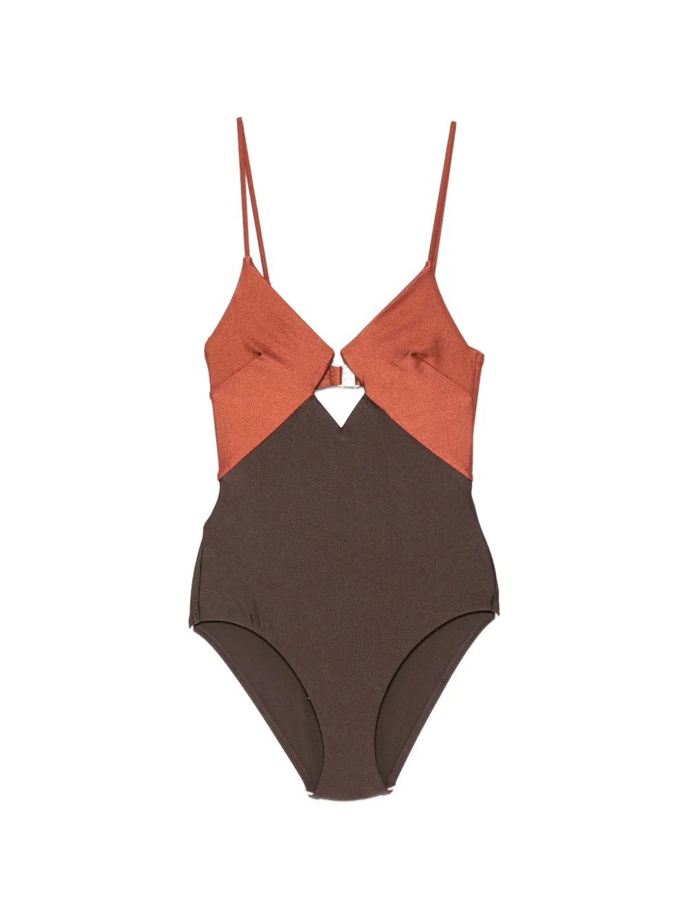 ZIMMERMANN Aster cut-out swimsuit - Marrone