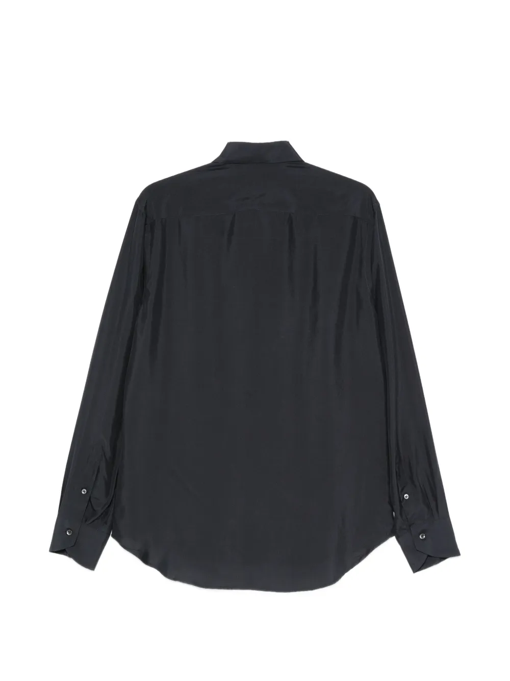 Canali Zijden overhemd Blauw