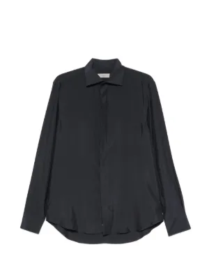 Giorgio Armani ジップアップ シャツ | ブラック | FARFETCH JP