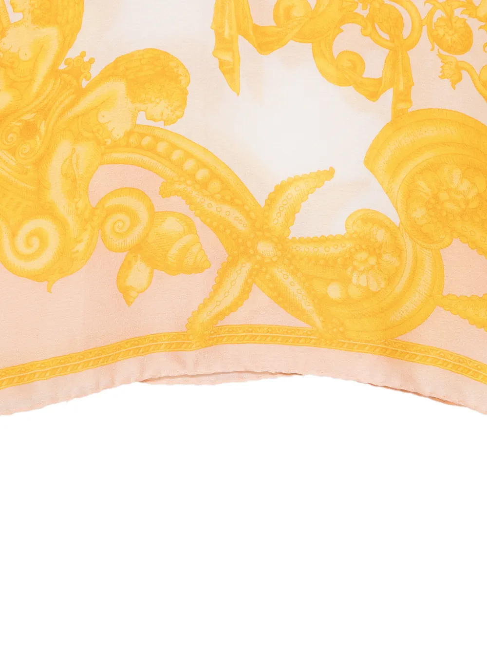  Versace Pre-owned Foulard Trésor De La Mer (années 2005) - Jaune 