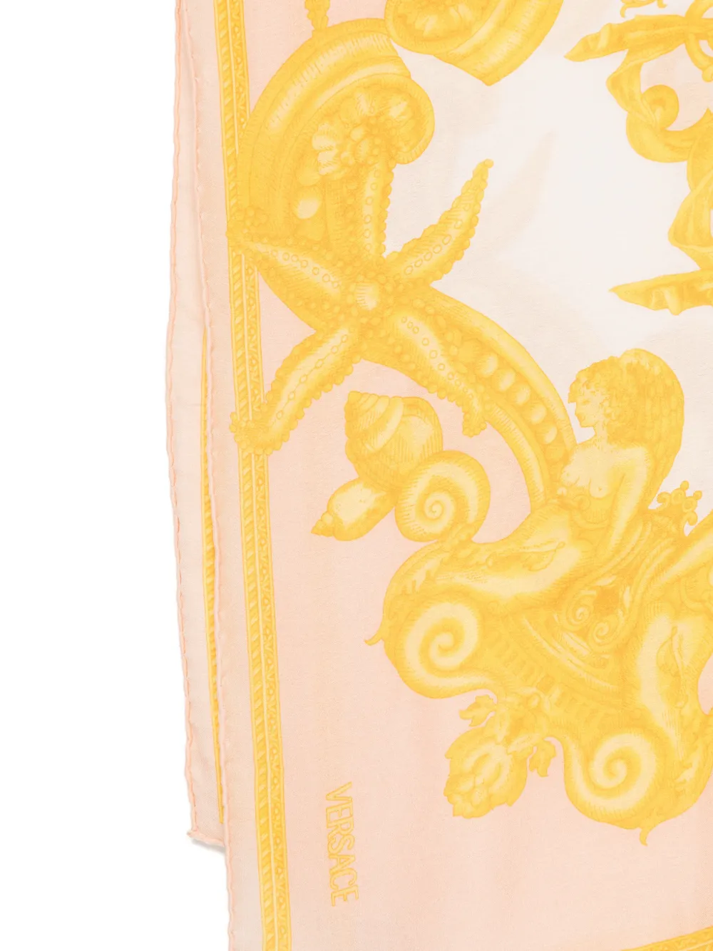  Versace Pre-owned Foulard Trésor De La Mer (années 2005) - Jaune 