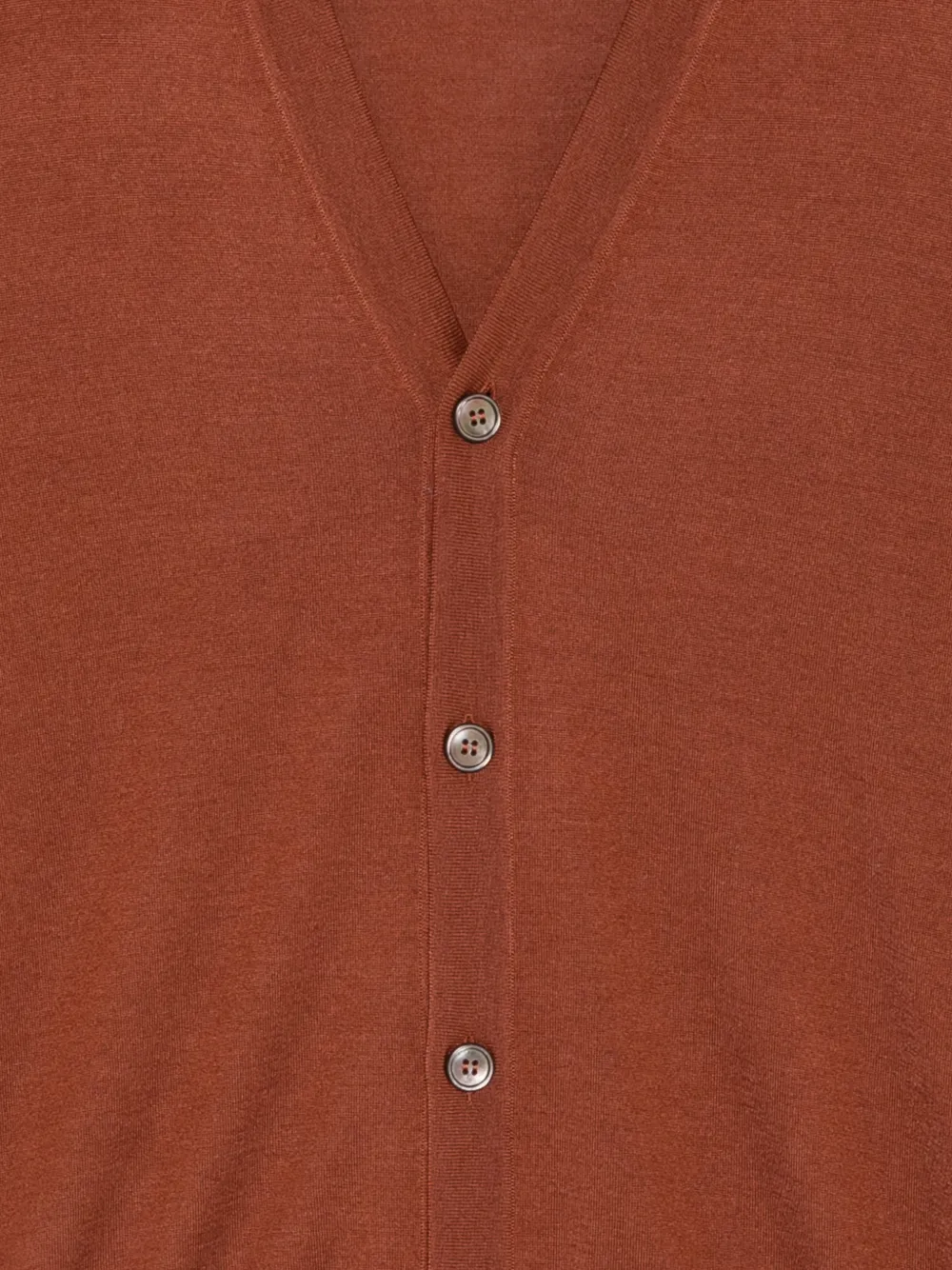 Gran Sasso Vest met V-hals Bruin