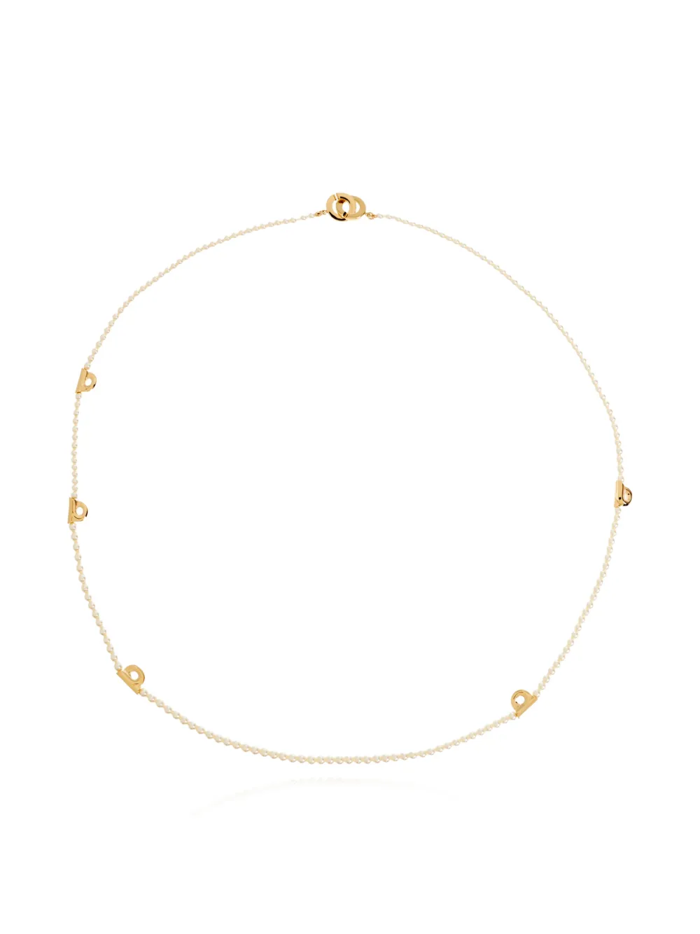 Ferragamo Gancini-detail necklace - Oro
