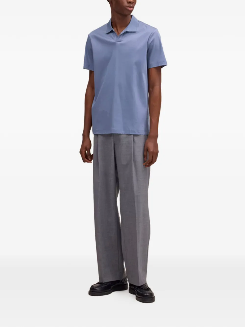 NN07 Paul poloshirt met korte mouwen Blauw