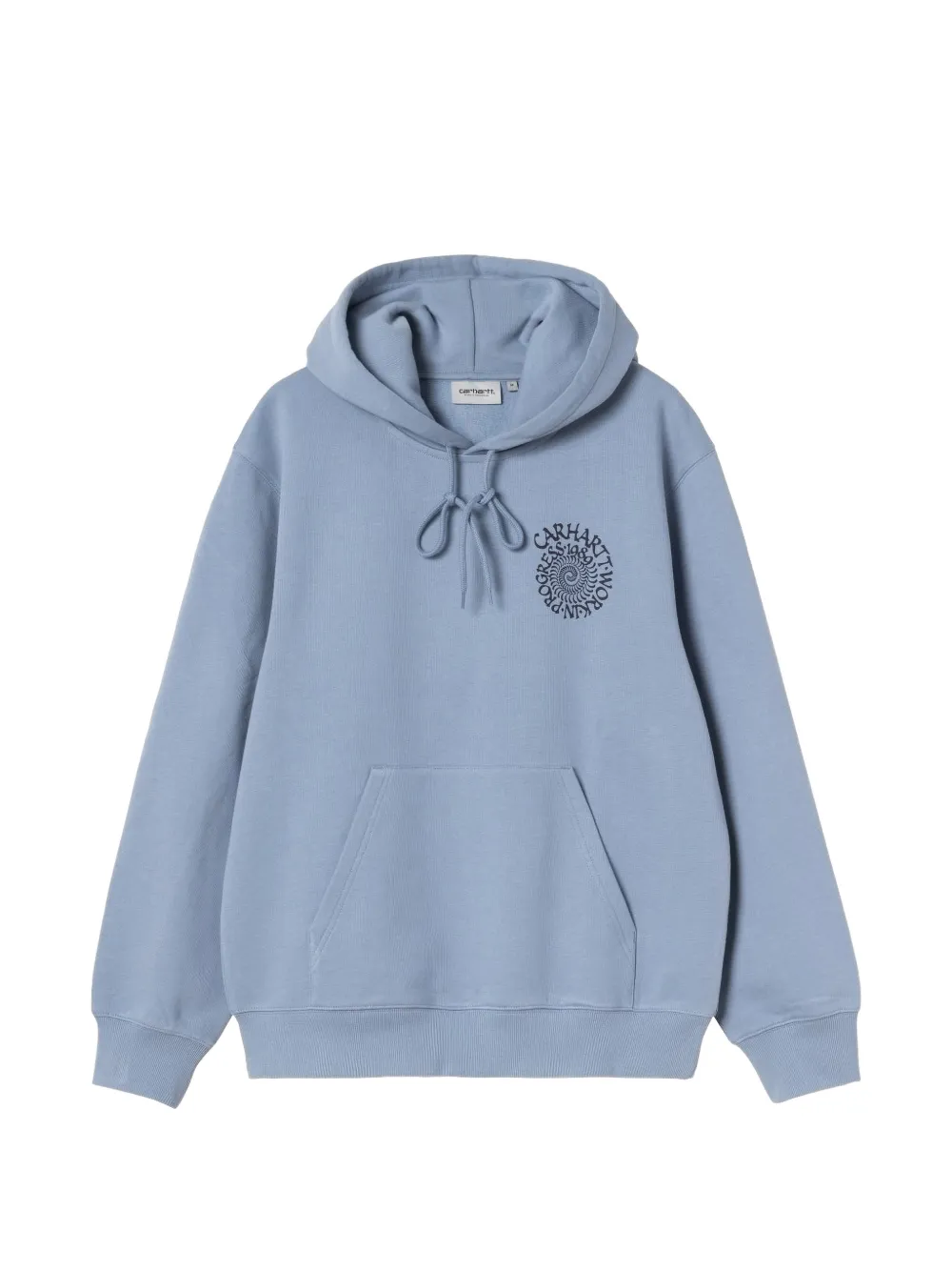 Carhartt WIP spiral-print hoodie - Blau