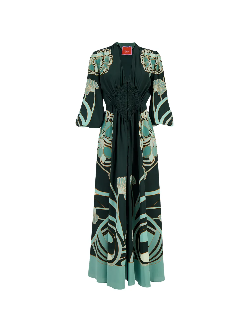 La DoubleJ Camerino maxi dress - Green
