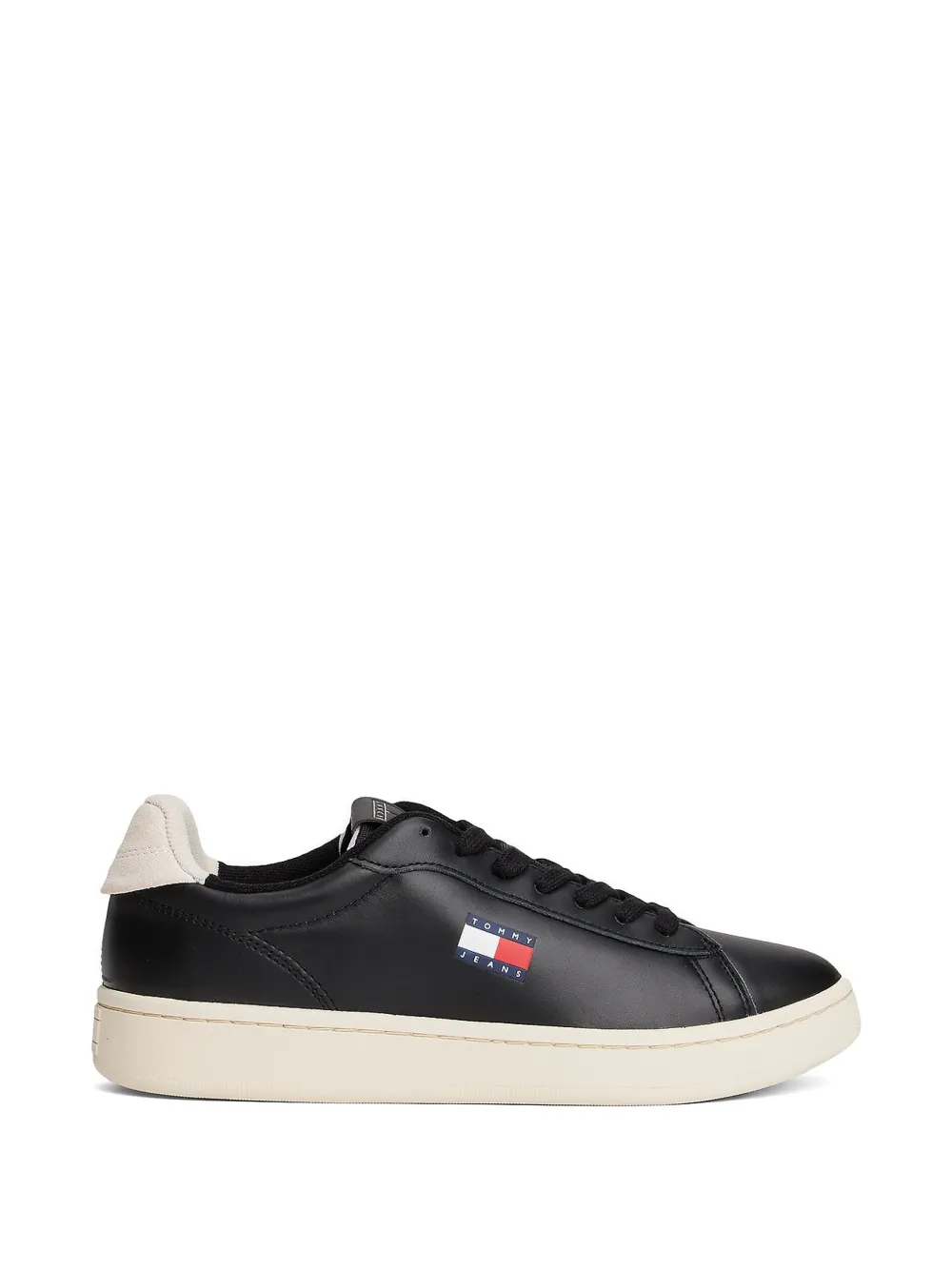 Tommy Hilfiger logo-print sneakers Zwart