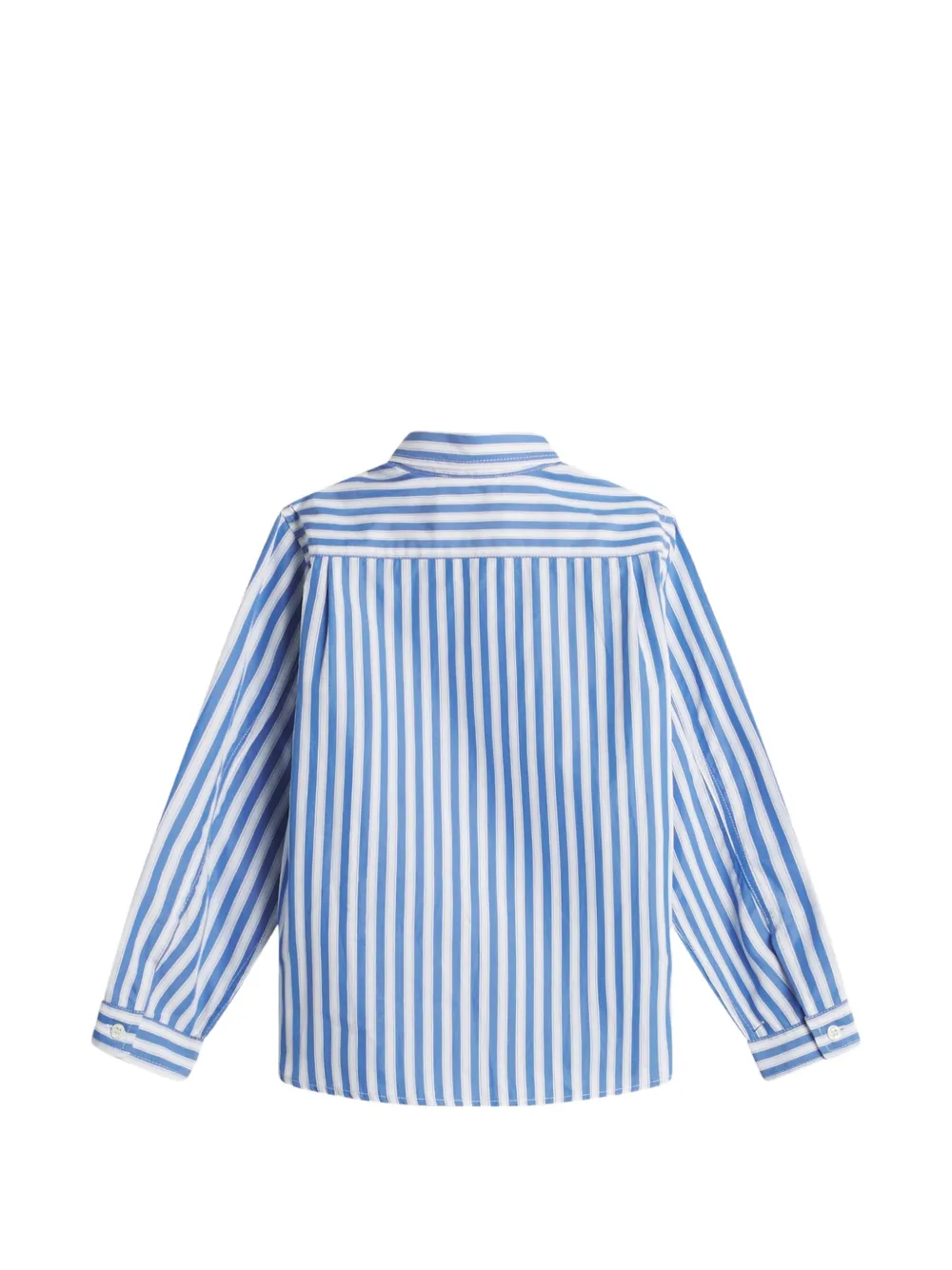 Maison Kitsuné x Bonpoint Tangui gestreept overhemd Blauw
