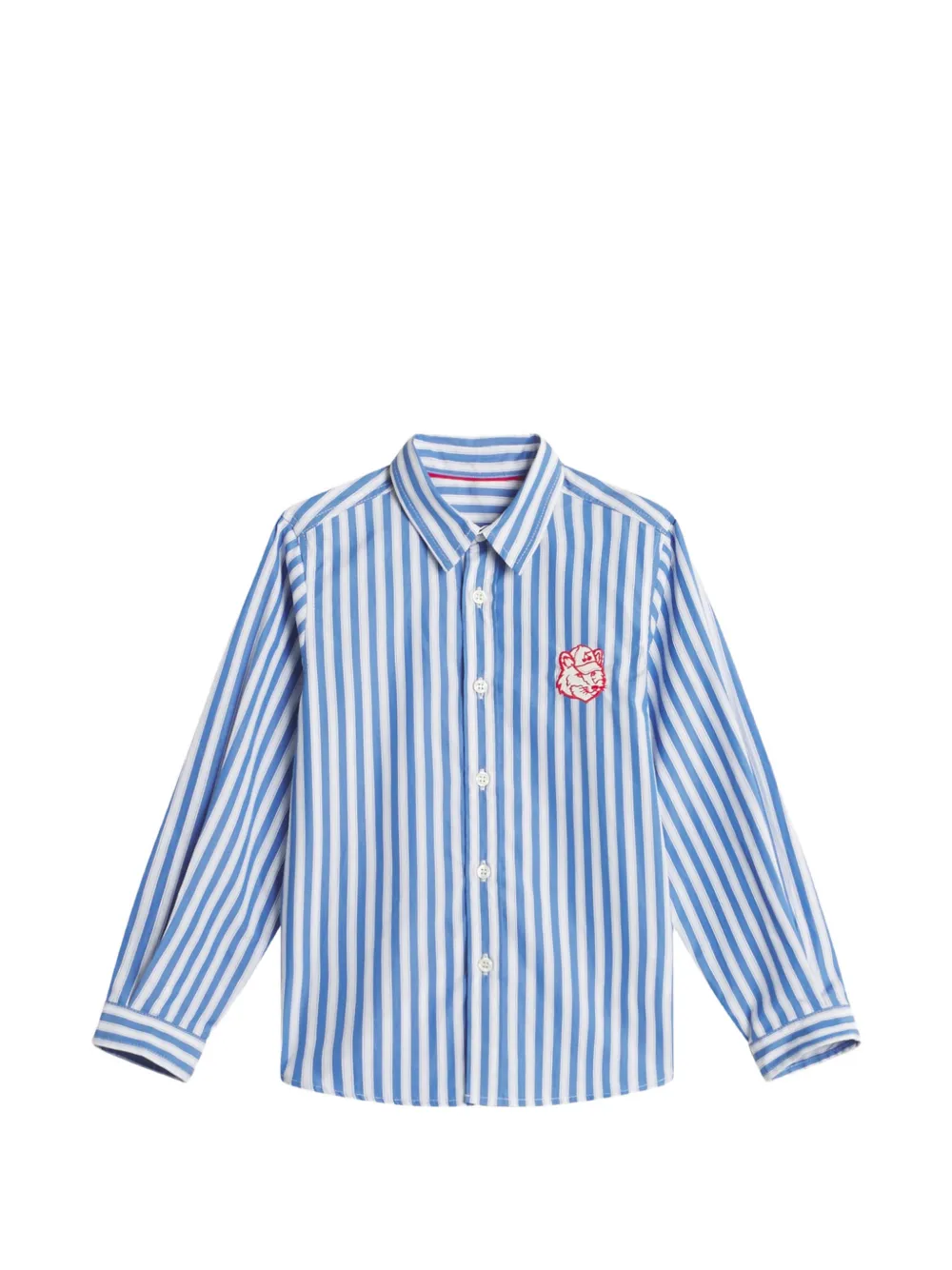 Maison Kitsuné x Bonpoint Tangui striped shirt - Blu