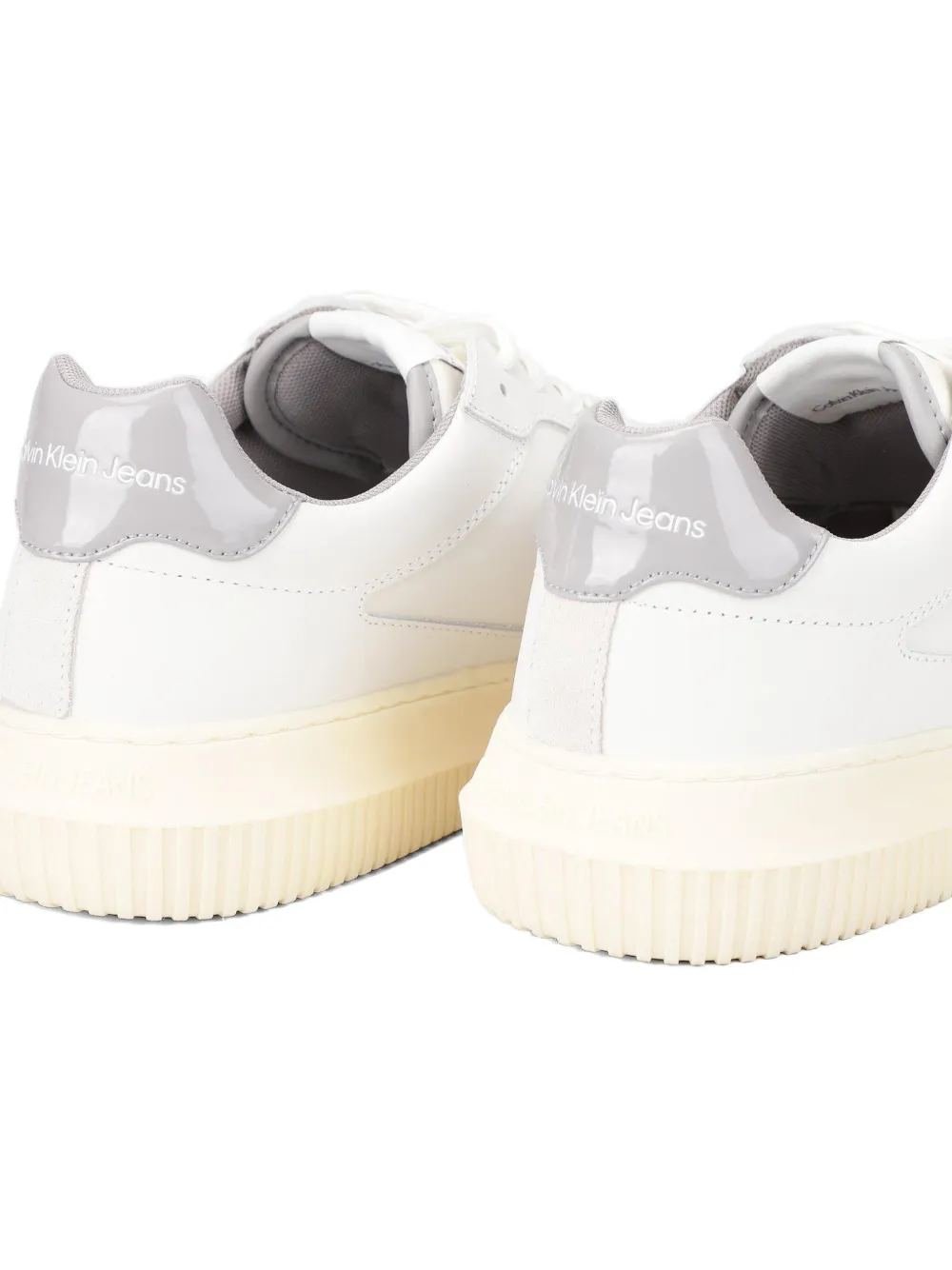 Calvin Klein logo-print sneakers Wit