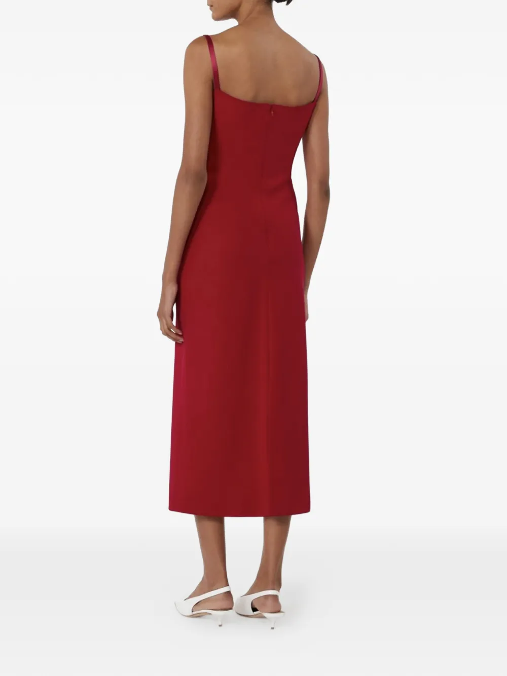 Max Mara Midi-jurk Rood