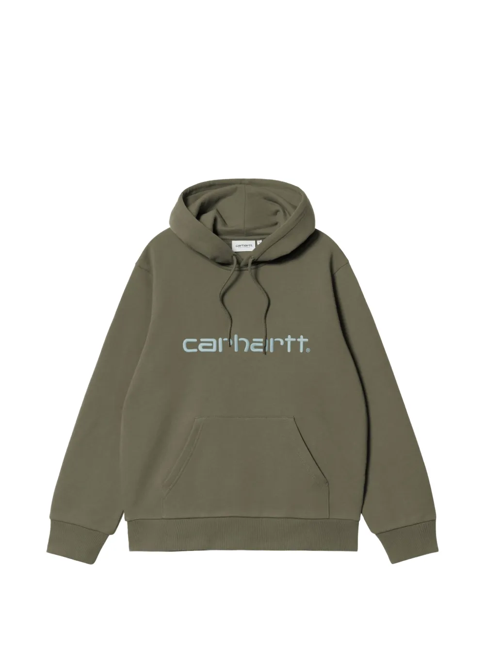 Carhartt WIP logo-embroidered hoodie - Verde