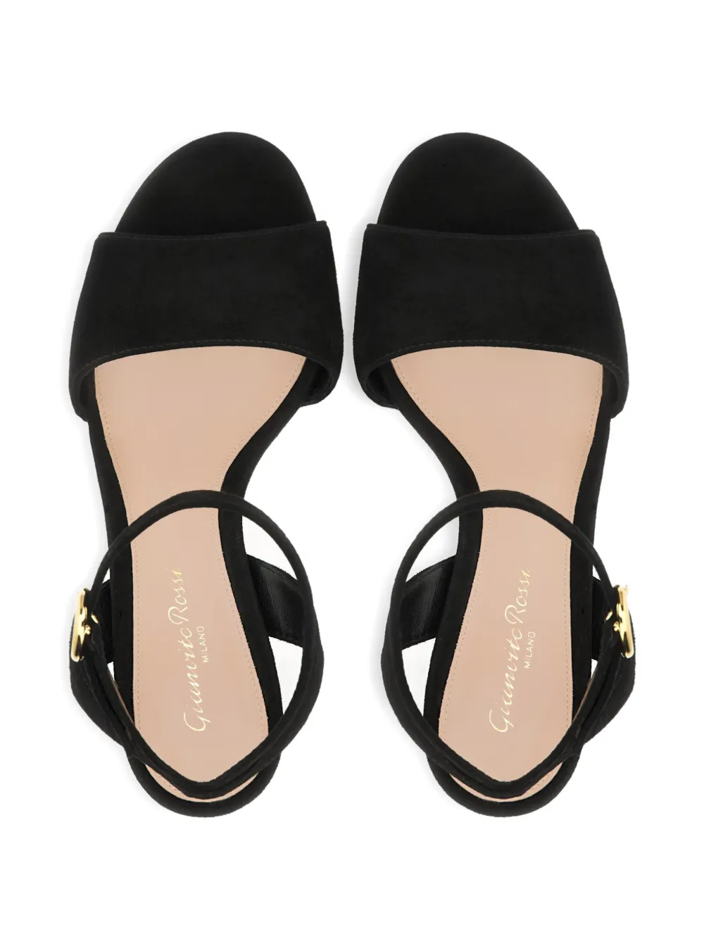 Gianvito Rossi Ardéa studded platform sandals Zwart