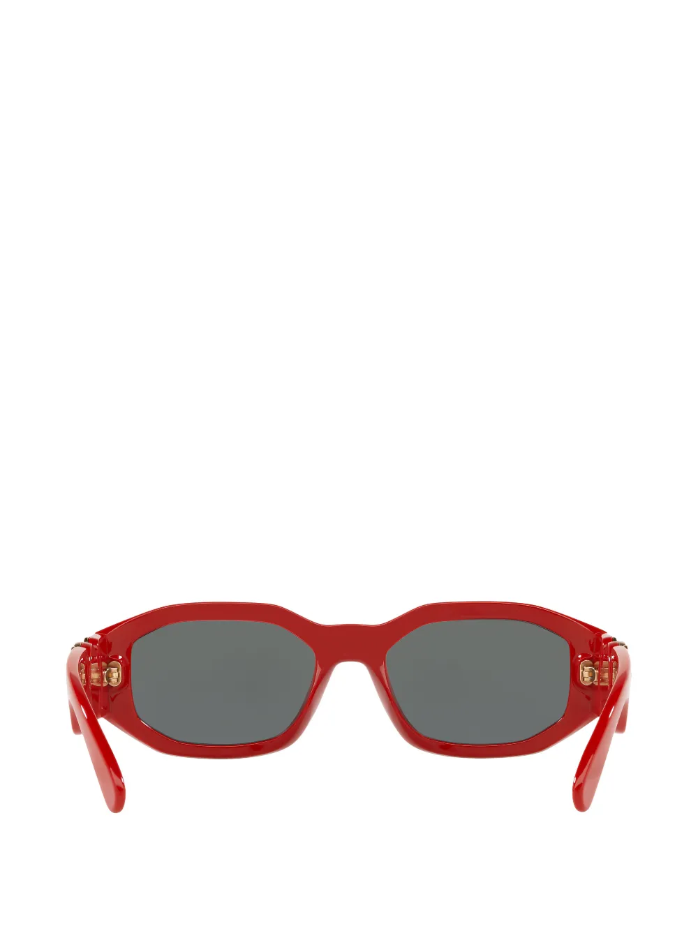 Versace Zonnebril met logoplakkaat Rood