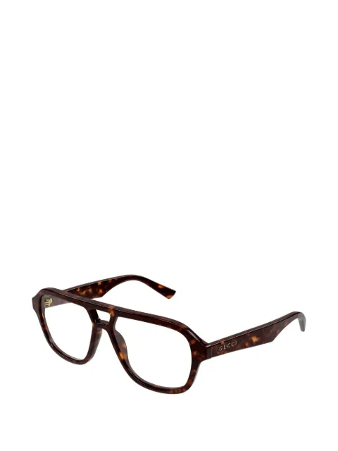 Gucci Eyewear pilot-frame glasses