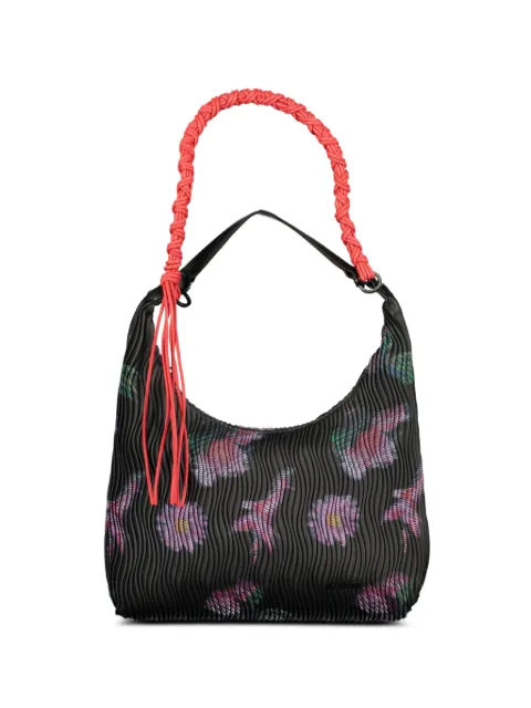 Desigual floral-print plissé tote bag